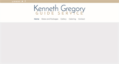 Desktop Screenshot of kennethgregoryguideservice.com